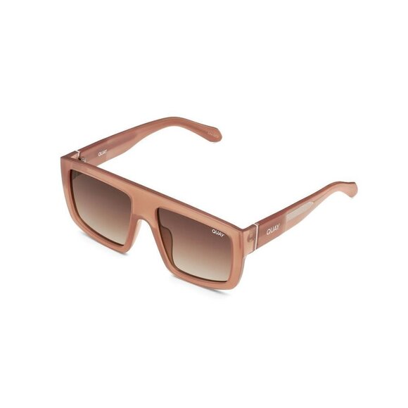 NWOT Quay semi-opaque milky caramel & brown lens sunglasses - Picture 3 of 13